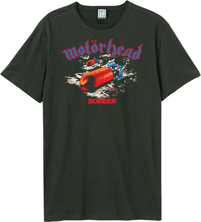 Actual product image Amplified Unisex Adult Bomber Motorhead T-Shirt (M)