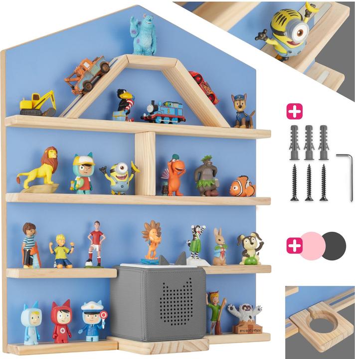 Produktbild tectake Wandregal Mylittle Story für bis zu 50 Tonies