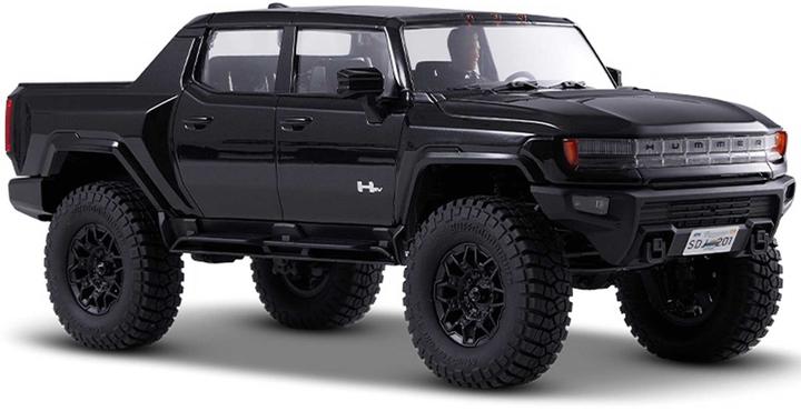 FMS FCX18 Hummer EV 1:18 schwarz - RTR 2.4GHz (RTR Gereed voor gebruik)