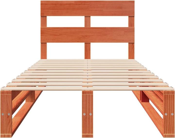 Immagine prodotto VidaXL Letto in legno massiccio Letto in legno Letto in pallet con testiera 120x190cm in pino (120 x 190 cm)