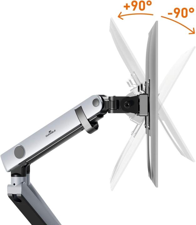 Produktbild Durable Monitorhalt. SELECT PLUS m Arm f 2 Mon. Tischb. Sil. (Tisch, 32")