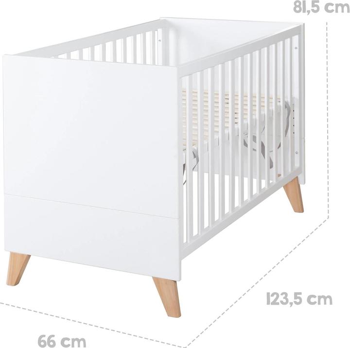 Actual product image Roba Babybett Léon 60 x 120 cm (60 x 120 cm)