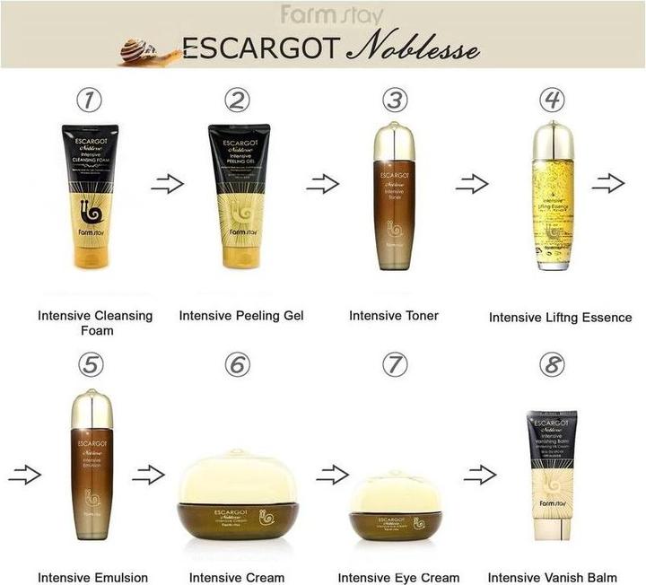 Image du produit Farm Stay Escargot Noblesse Gel Exfoliant Intense (Gommage, 180 ml)