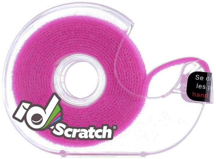 PatchSee Klettband-Box ID-SCRATCH Dispender Box Violett (20 mm)