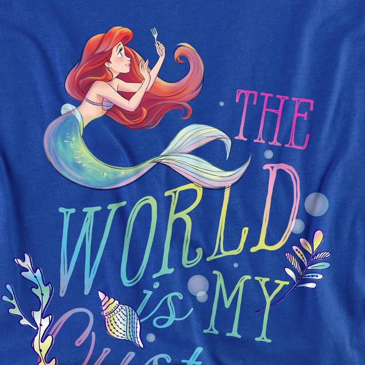 Image du produit The Little Mermaid - T-shirt WORLD IS MY OYSTER - Adulte (S)
