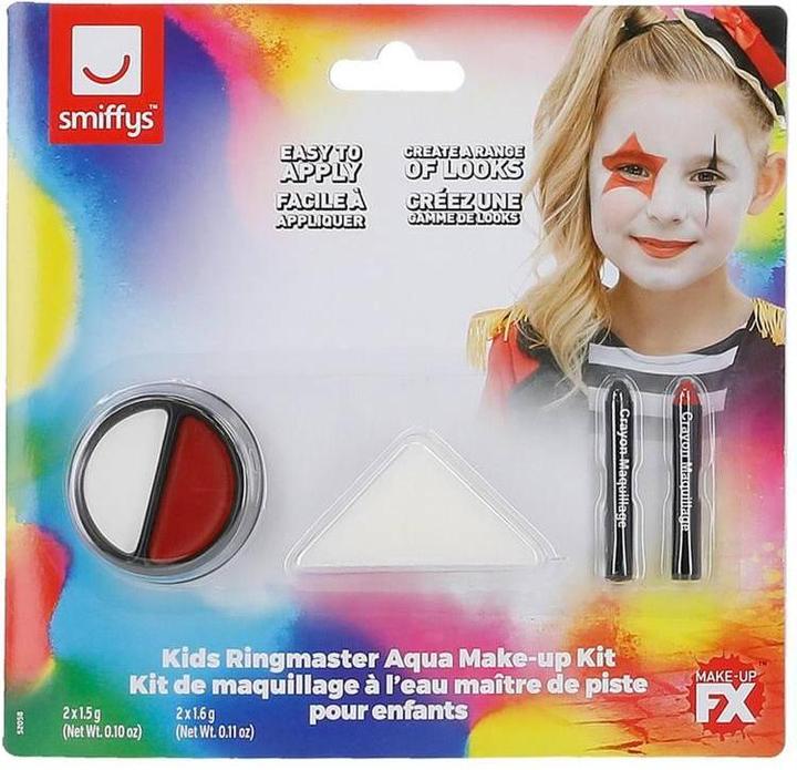 Actual product image Smiffys FX Aqua Ringmaster Costume Make-Up Set