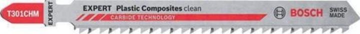 Produktbild Bosch Professional Zubehör EXPERT ‘Plastic Composites Clean’ T 301 CHM Stichsägeblatt, 3 Stück