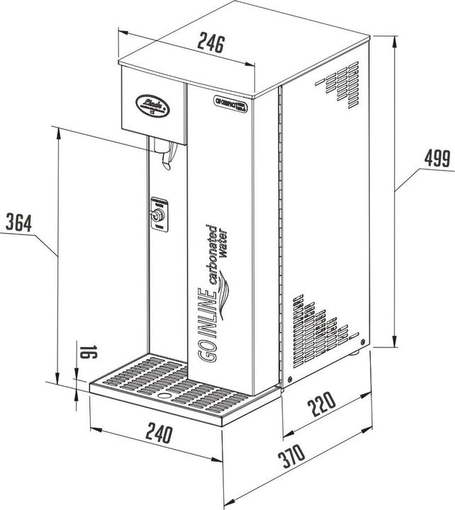 Produktbild Ich-zapfe Wassersprudler, Wasserspender - Lindr CW Compact