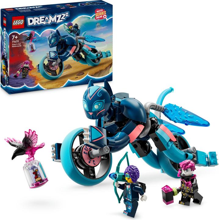 Image du produit LEGO La moto du chat de Zoé (71479, LEGO Dreamzzz)