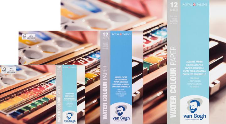 Productafbeelding Van Gogh Aquarelpapier (24 x 32 cm, Geen, Softcover)