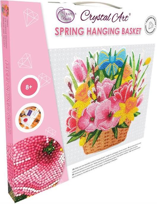 Actual product image Craft Buddy Spring, 30x30cm Crystal Art hanging basket