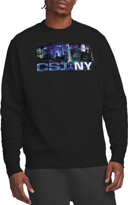 Actual product image Csi: NY Unisex Adult Never Rests Sweatshirt (XXL)