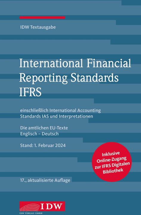 Energie-Label International Financial Reporting Standards IFRS (Deutsch, Institut der Wirtschaftsprüfer in Deutschland e.V., 2024)