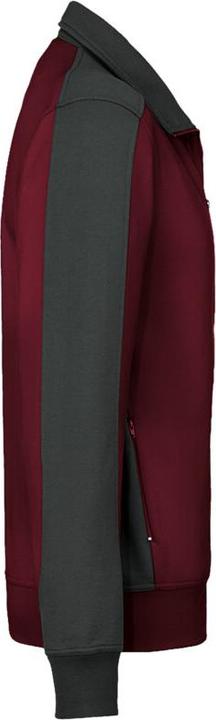 Immagine prodotto Hakro Giacca felpata Contrast Perf rosso vino/antracite taglia 5XL (5XL)