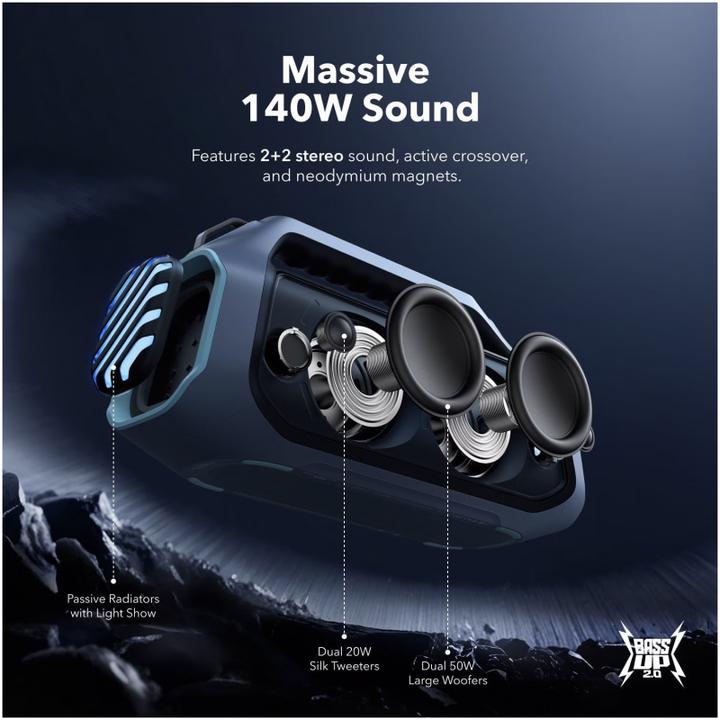 Produktbild soundcore Boom 2 Plus (20 h, Batteriebetrieb)