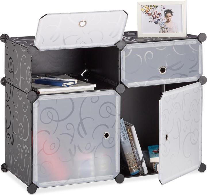 Produktbild Relaxdays Regalsystem (74.5 x 37 x 56 cm)