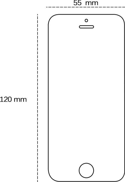 Actual product image OEM Tempered glass 2,5D for iPhone 5 / 5S / 5C / SE (5S)