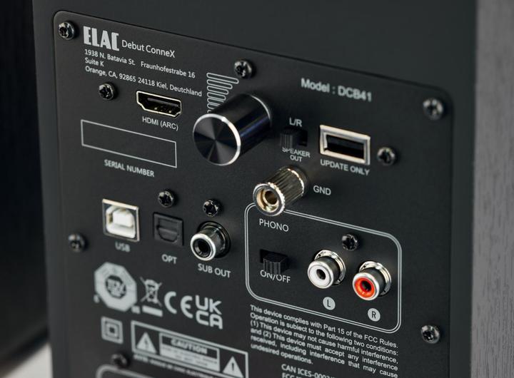 Image du produit ELAC Debut ConneX DCB41 Set d'enceintes stéréo actives *noix*. (1 paire)