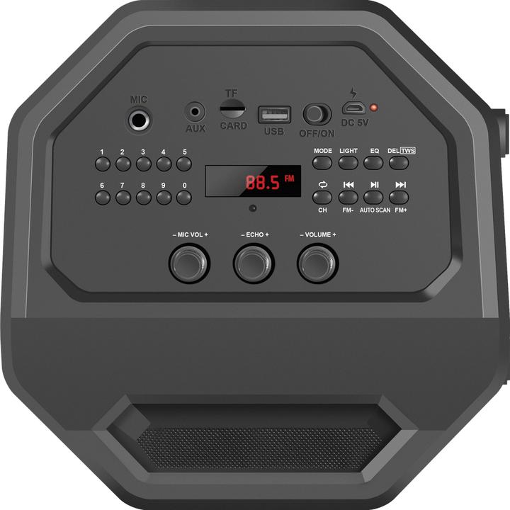 Produktbild Defender Rage Stereo portable speaker Black (4 h, Batteriebetrieb)