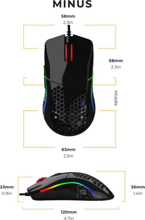 Image du produit Glorious PC Gaming Race Modèle O- Brillant (Filaire)