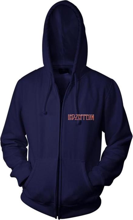 Actual product image Led Zeppelin Adult Photo Full Zip Hoodie (M)