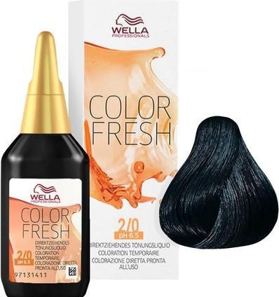 Actual product image Wella Color Fresh Acid (2/0 black)
