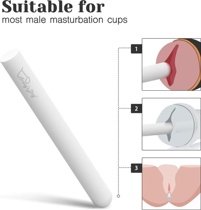 Produktbild Tracy's Dog Diatom Absorbierende Stange Für Masturbatoren