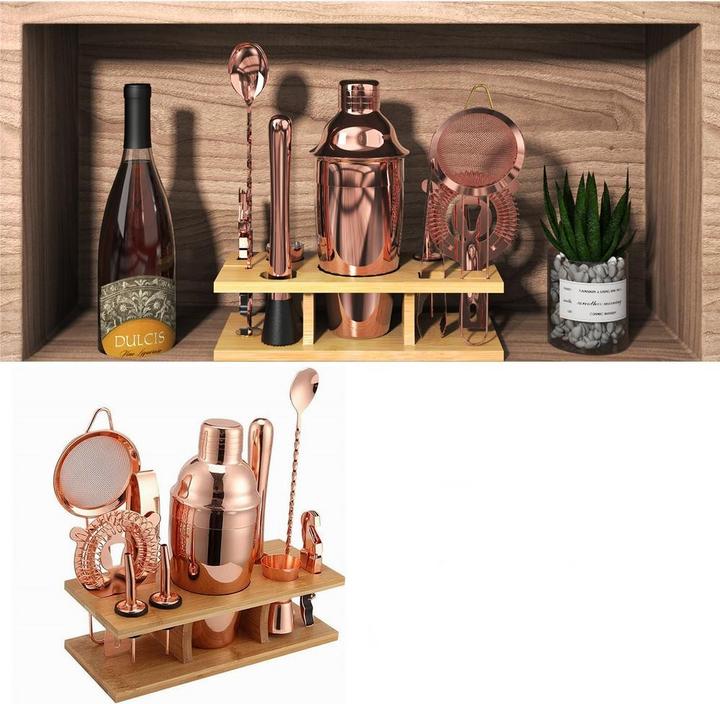 Immagine prodotto Esmée Kit shaker per cocktail in acciaio inox (Set da cocktail)