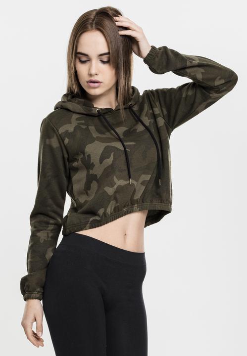 Produktbild Urban Classics Ladies Camo Cropped Hoody (S)
