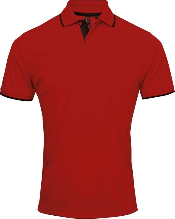 Premier Kontrast Coolchecker Polo Shirt