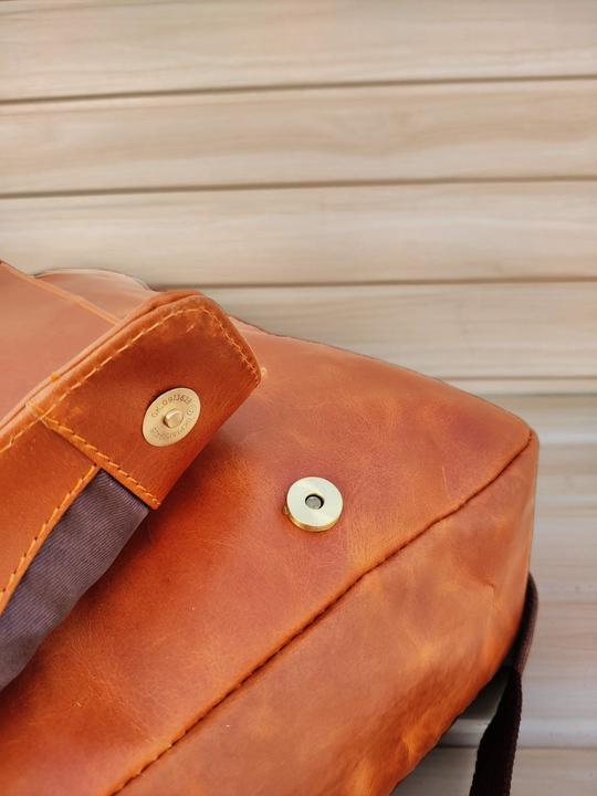 Produktbild Only-Bags.Store Echtes Leder Umhängetasche, College-Tasche, Laptop-Tasche, Geschenk für Männer, Büro-Tasche, Arbeit