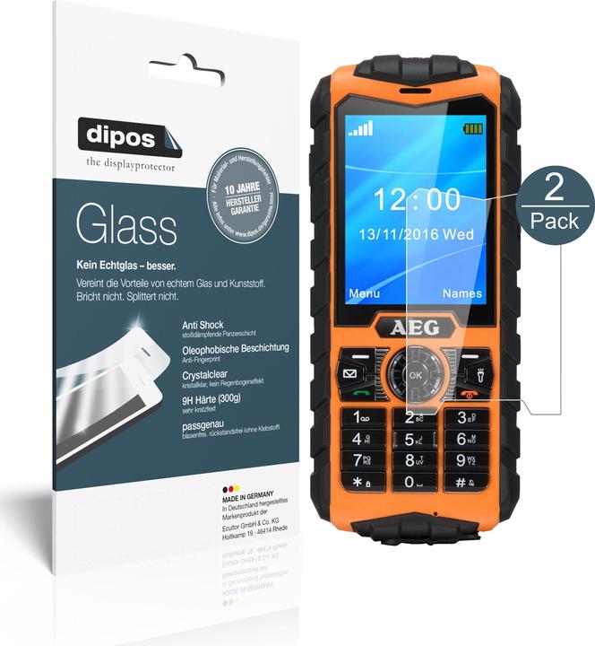 Actual product image Dipos Screen Protector Anti-Shock (2 Piece, AEG M550)