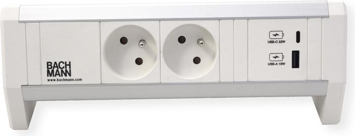 Actual product image Bachmann BACH socket strip (2 x, CEE 7/5, CEE 7/3, 0.25 m)