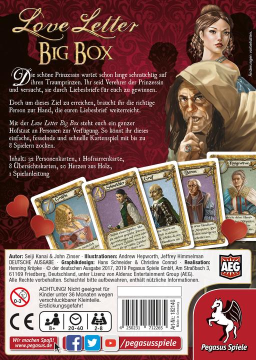 Actual product image Pegasus Love Letter Big Box (German)