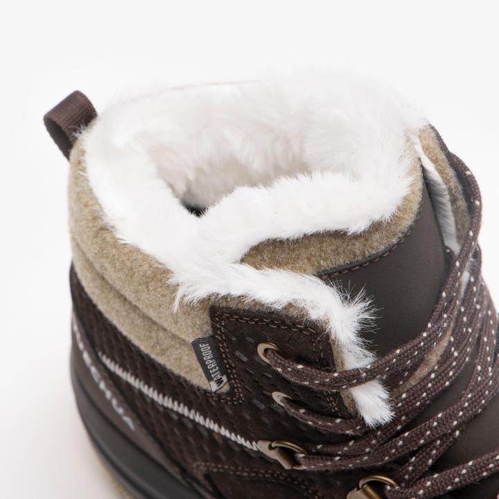 Actual product image Quechua Winter shoes ladies leather warm waterproof half high winter hiking - SH900 (37)