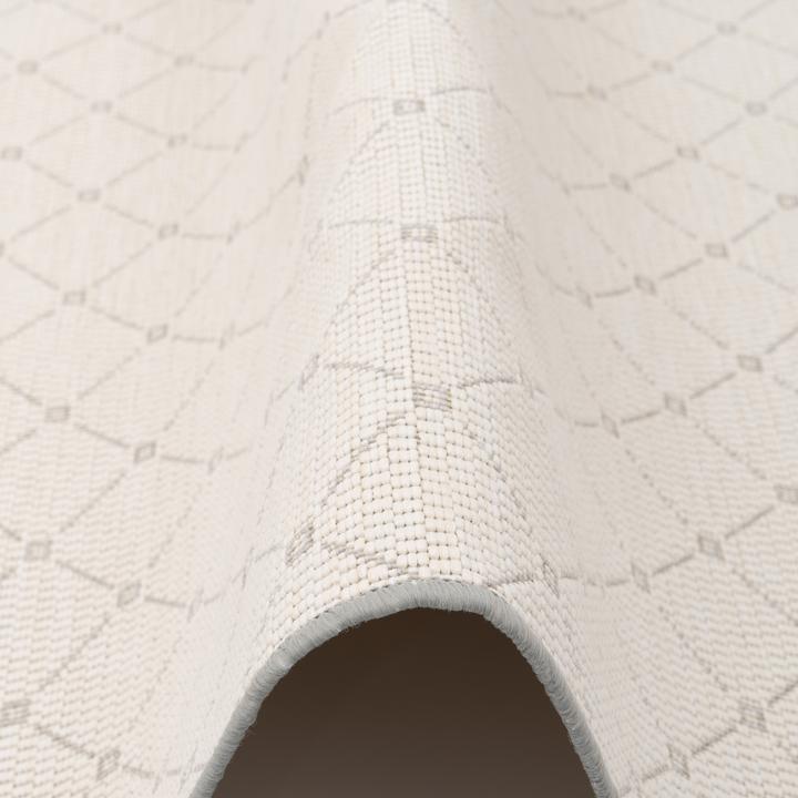 Actual product image Snapstyle Indoor & Outdoor Carpet Flatweave Oslo Check Modern (100 x 100 cm)