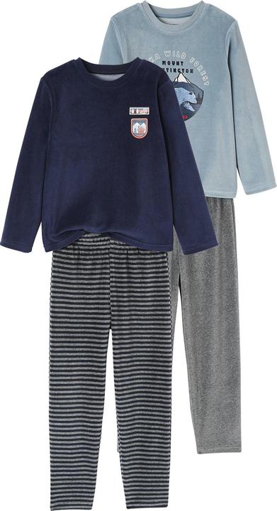 pack blau, Grau