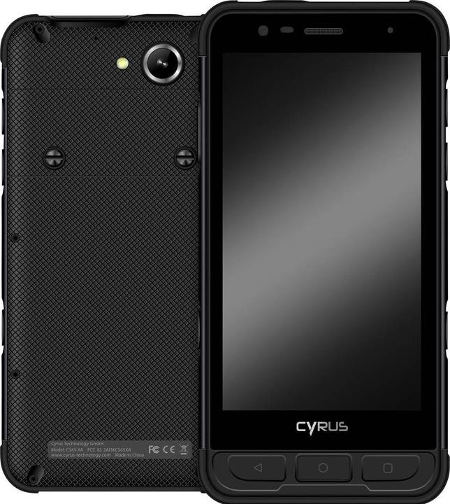 Actual product image Cyrus CS45 XA (64 GB, Black, 5", Hybrid Dual SIM, 20 Mpx, 4G)