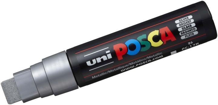Image du produit Posca Marqueur PC-17K Pointe rectangulaire (Argent, 15 mm, 1 x)
