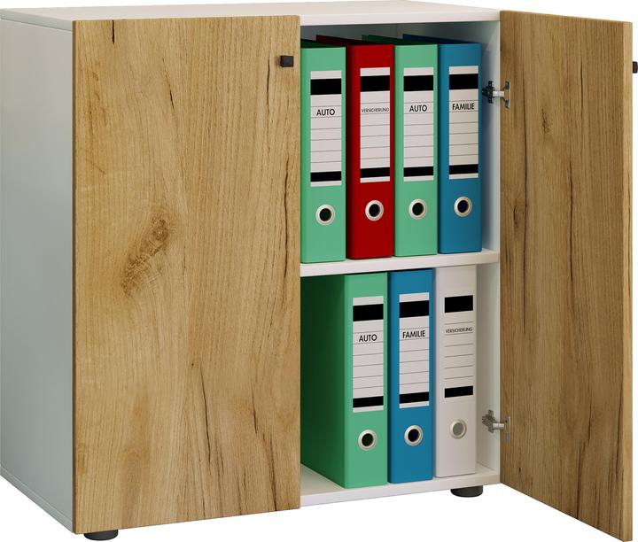 Actual product image VCM Office cabinet Filing cabinet Lona 2 compartments (70 x 39 x 74 cm)