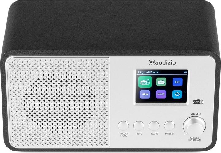 Produktbild Audizio DAB+ Radio Avio Silber, Radio Tuner: FM, DAB+ (FM, DAB+, Bluetooth)