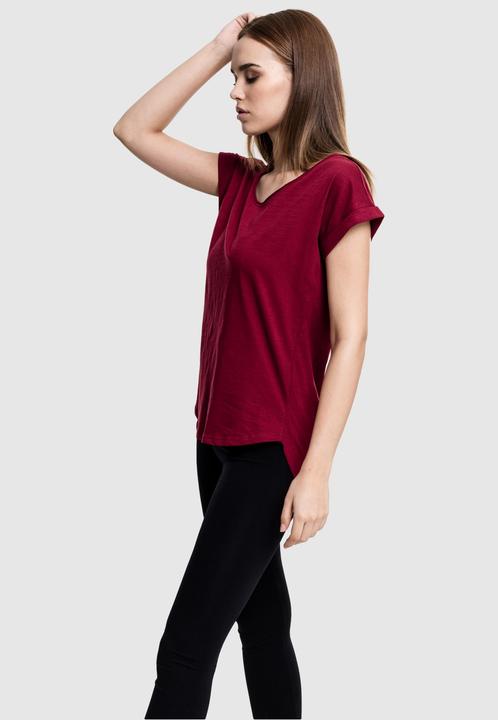 Image du produit Urban Classics Ladies Long Back Shaped Slub Tee (S)