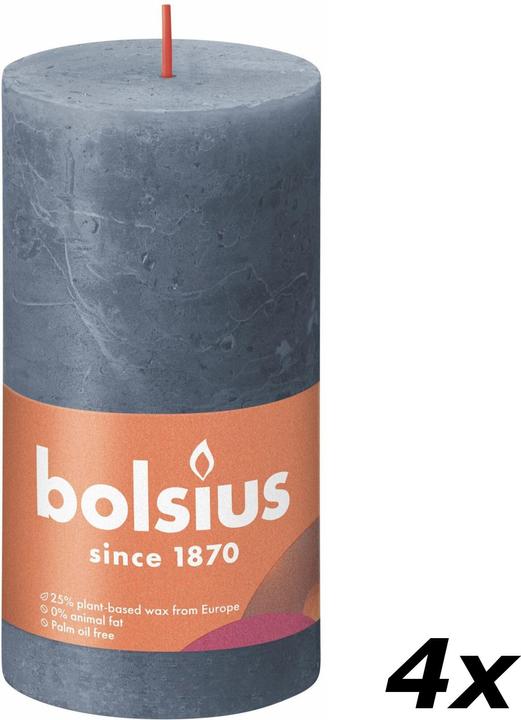 Actual product image Bolsius Set of 4 Pillar Candle (4 pcs.)