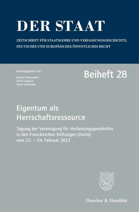 Produktbild Eigentum als Herrschaftsressource (Deutsch)