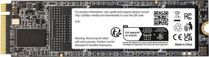 Actual product image Philips Internal SSD M.2 500GB 2280 R/W 3500/2800 (500 GB, M.2 2280)