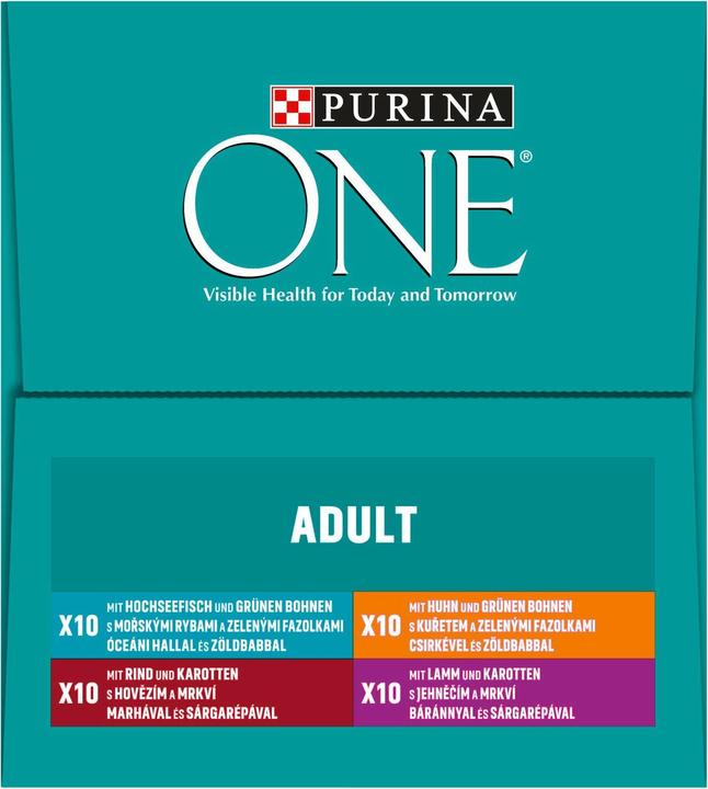 Produktbild Purina ONE Adult (Adult, 40 Stk., 3800 g)