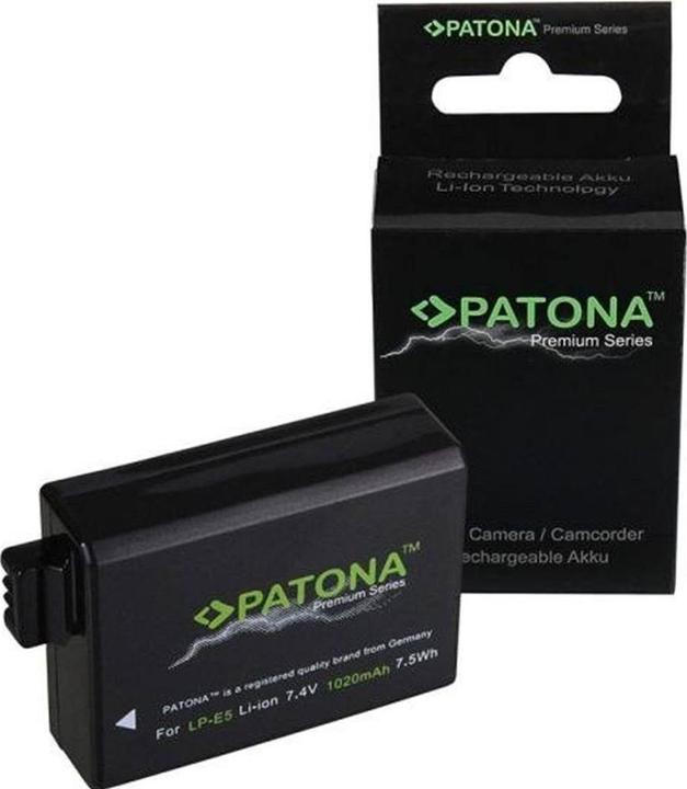 Actual product image Patona Premium Battery Canon LP-E5 (Rechargeable battery)