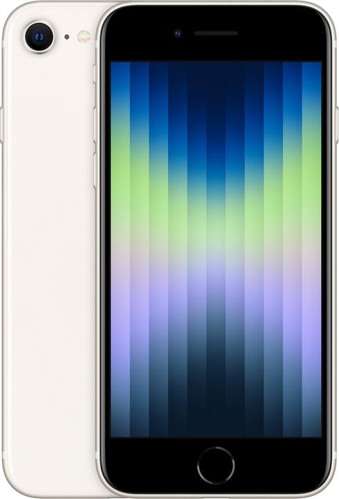 Apple iPhone SE (3rd Gen) (128 GB, Starlight, 4.70", SIM + eSIM, 12 Mpx, 5G)