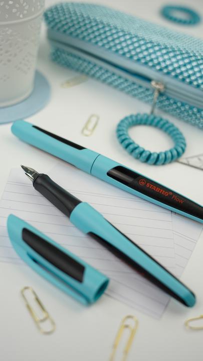 Actual product image STABILO Flow SPORTY fountain pen (Blue, Black, 1 x)