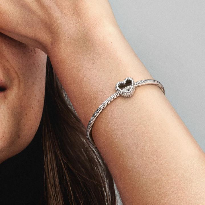Actual product image Pandora Breaded Heart (Silver)